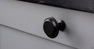 Möbelknopf Land 40 Metall schwarz