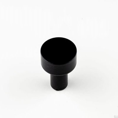 Luciola 20 Aluminium Schwarzer Möbelknopf