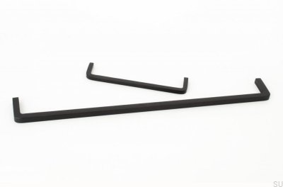 Gewinde 320 Möbelgriff. Aluminium Schwarz