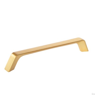 Länglicher Möbelgriff Frank 160 Gold Brushed