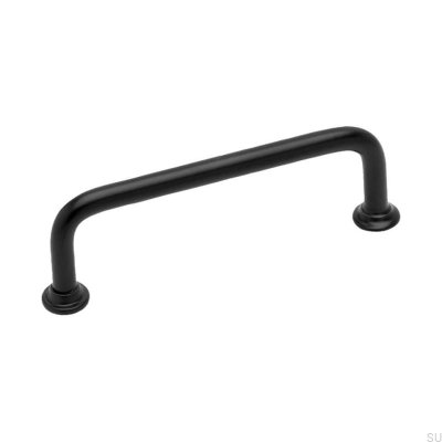 Länglicher Möbelgriff 1353 96 Pflege Metall schwarz