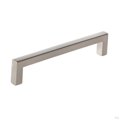 Möbelgriff verlängert 0143 128 Pflegesilber lackiert (Inox-Optik)