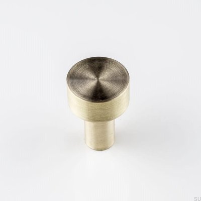 Möbelknopf Luciola 20 Messing, gebürstet, unbemalt