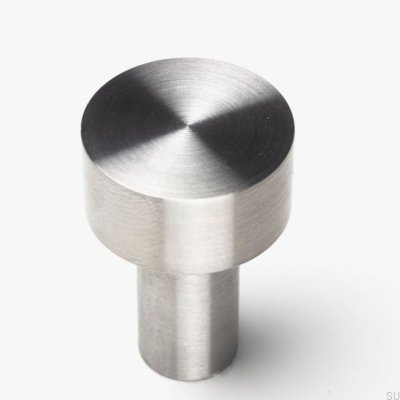 Möbelknopf Luciola 20 Gebürsteter Stahl