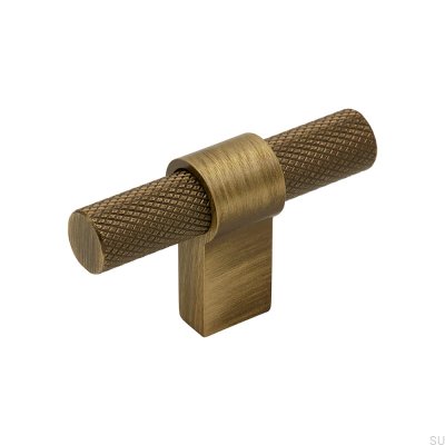 Möbelknopf T-Bar Helix Antik bronze