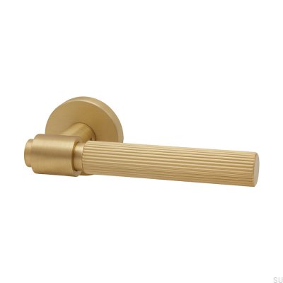Helix Stripe 200 Gold Gebürsteter Türgriff