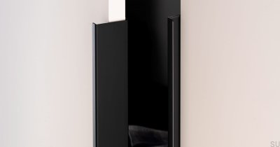 Möbelkante Möbelgriff Way 1056 Aluminium schwarz