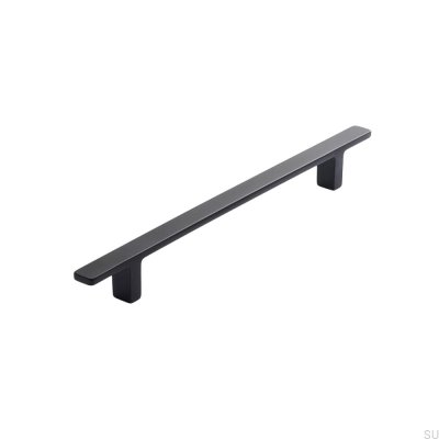 Langer Möbelgriff Transit 160 Metall Schwarz Matt