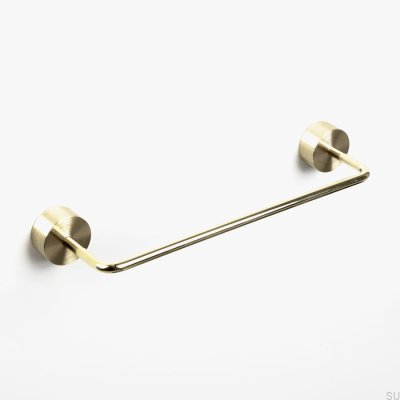 Länglicher Möbelgriff Luciola 128 Messing unbemalt
