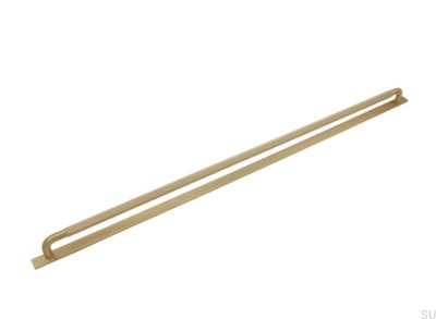 Verlängerter Möbelgriff mit Helix 608 Gold Brushed Unterlegscheibe