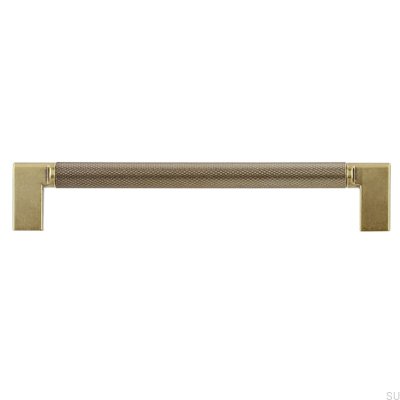 Länglicher Möbelgriff 2457 160 Antik Gold