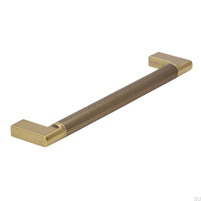 Länglicher Möbelgriff 2457 160 Antik Gold
