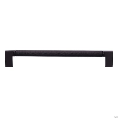 Möbelgriff länglich 2457 192 Metall Schwarz matt
