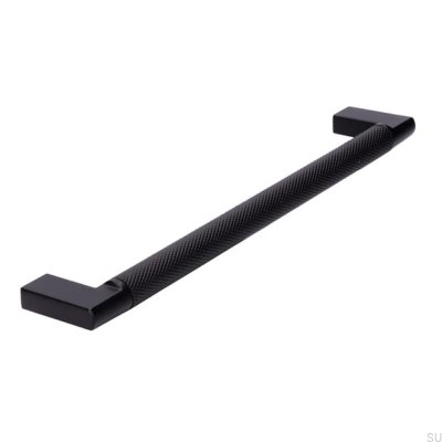 Möbelgriff länglich 2457 192 Metall Schwarz matt