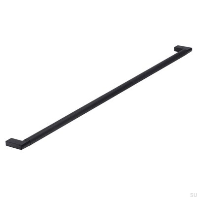 Möbelgriff länglich 2457 480 Metall Schwarz matt