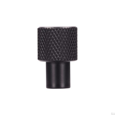 Möbelknopf 2464 16 Metall Schwarz matt