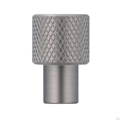 Möbelknopf 2464 16 Silber gebürstet
