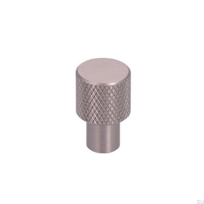 Möbelknopf 2464 16 Silber gebürstet