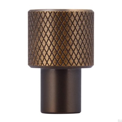 Möbelknopf 2464 16 Antik Gold gebürstet