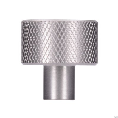 Möbelknopf 2464 24 Silber gebürstet