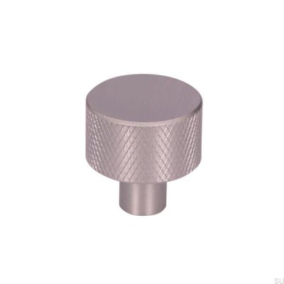 Möbelknopf 2464 24 Silber gebürstet