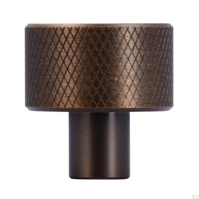 Möbelknopf 2464 24 Antik Gold gebürstet