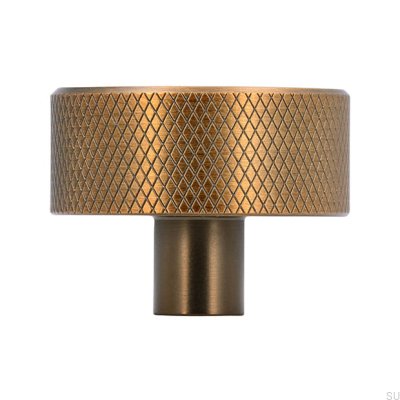 Möbelknopf 2464 33 Antik Gold gebürstet