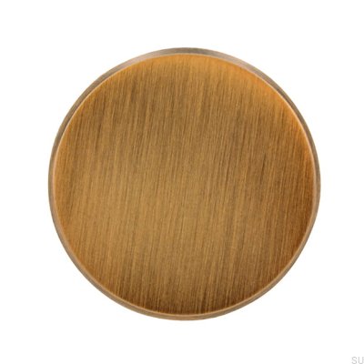 Möbelknopf 2464 33 Antik Gold gebürstet
