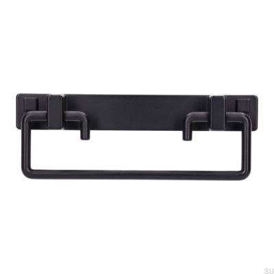 Möbelgriff länglich 2458 96 Metall Schwarz matt