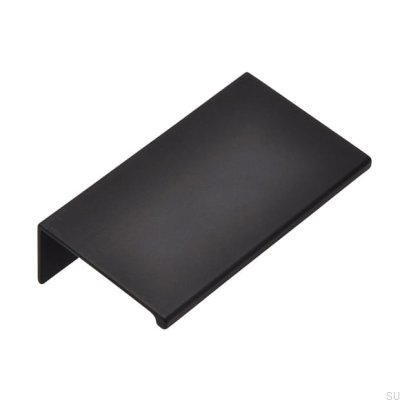 Möbelkantengriff 2446 48 Metall Schwarz Matt