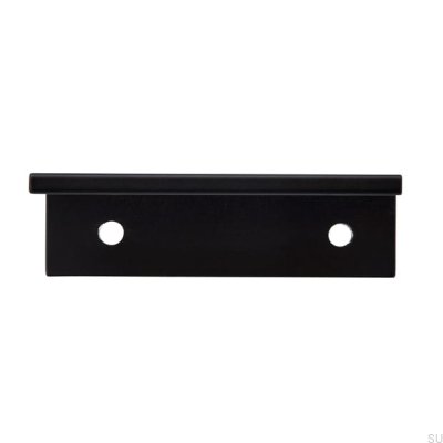 Möbelkantengriff 2446 48 Metall Schwarz Matt