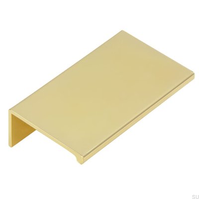 Möbelkantengriff 2446 48 Gold poliert