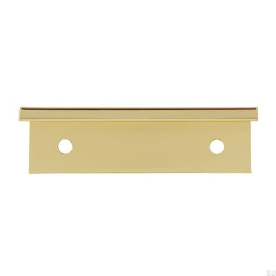 Möbelkantengriff 2446 48 Gold poliert
