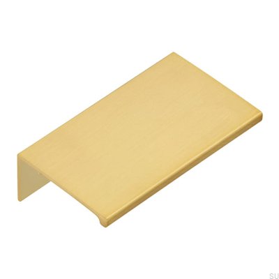 Möbelkantengriff 2446 48 Gold gebürstet
