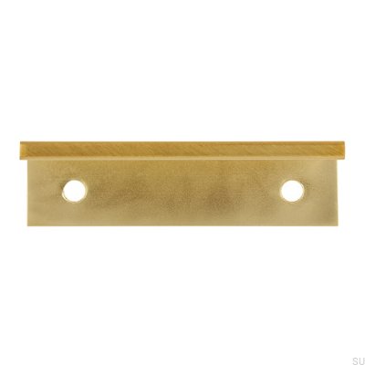 Möbelkantengriff 2446 48 Gold gebürstet