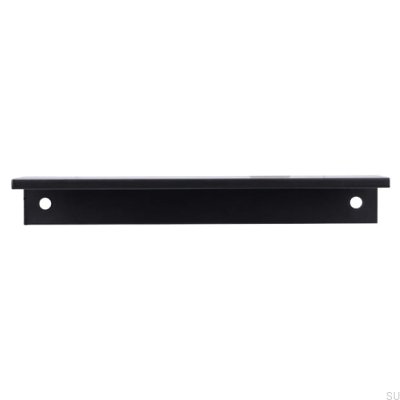 Möbelkantengriff 2446 128 Metall Schwarz Matt