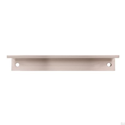 Möbelgriff Edge 2446 128 Nickel gebürstet