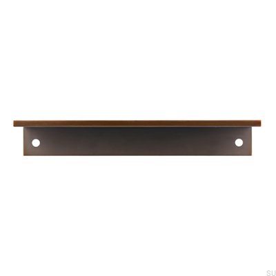 Möbelkantengriff 2446 128 Antik Gold Gebürstet