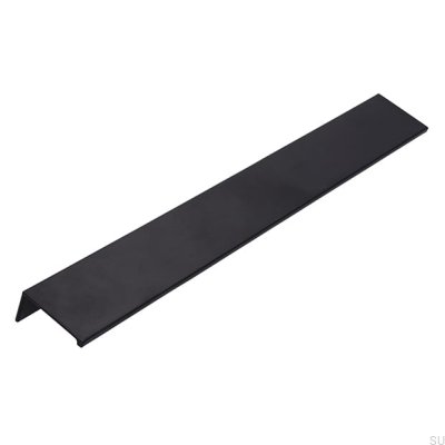 Möbelkantengriff 2446 288 Metall Schwarz matt