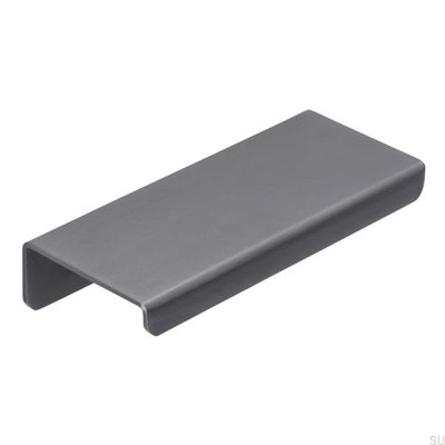 Möbelkantengriff 2372 64 Anthrazit Edelstahl