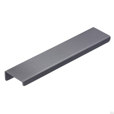 Möbelkantengriff 2372 160 Anthrazit Edelstahl