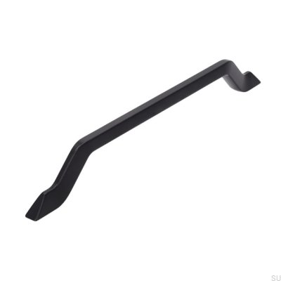 Möbelgriff länglich 2471 224 Metall Schwarz matt