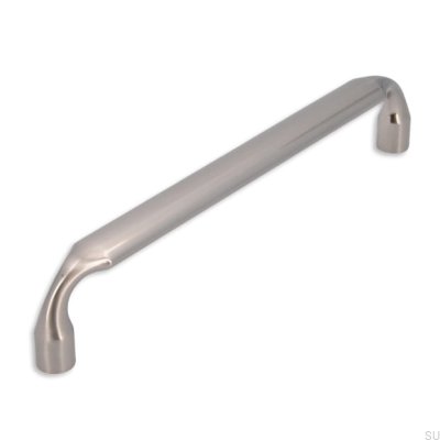 Länglicher Möbelgriff 2442 160 Nickel gebürstet