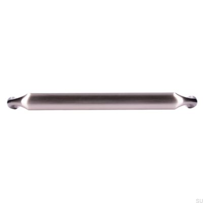 Länglicher Möbelgriff 2442 160 Nickel gebürstet