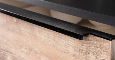 Edge Möbelgriff Linear 997 Metall Schwarz Matt