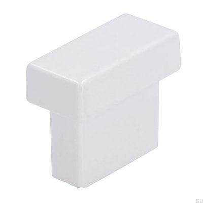 Möbelgriff länglich 1595 16 Metall Weiß