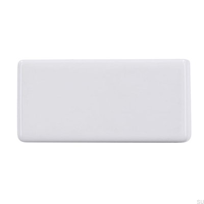 Möbelgriff länglich 1595 16 Metall Weiß