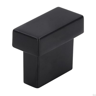 Möbelgriff länglich 1595 16 Metall Schwarz Mat