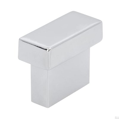 Möbelgriff länglich 1595 16 Chrom poliert