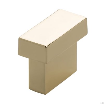 Möbelgriff länglich 1595 16 Gold poliert